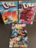 3 CAGE Comics #3, #6, & #14 Marvel Comics The Punisher Guest Stars