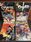 4 Issues of COYOTE Comics #1-3, & #6 Epic Comics Steve Englehart