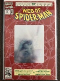 Web of Spider-Man Comic #90 Marvel Comics Silver Hologram Cover Giant 30th Anniversary