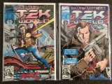 William Shatners Tek World Comic #1-2 Run in Series Epic Comics Includes Key 1st Issue