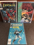 3 Issues Deathlock Comic #1 KEY Robocop Comic #4 & Open Space Comic #2 Marvel Comics