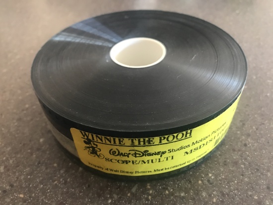 Winnie the Pooh 35mm Movie Trailer Original Unused Walt Disney Studios Hard to Find