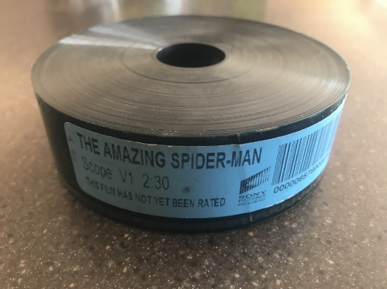 The Amazing Spider-Man 35mm Movie Trailer Original Unused Sony Pictures Hard to Find