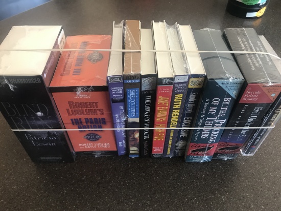 11 New Mystery Audio Books on Cassette Never Been Used