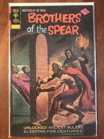 Brothers of the Spear Comic #14 Gold Key 1975 Bronze Age Painted Cover
