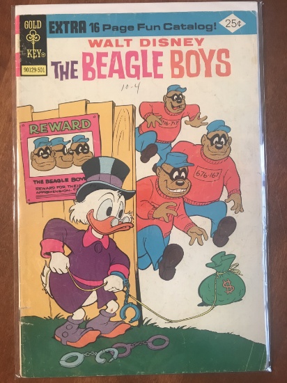 Beagle Boys Comic #23 Gold Key 1975 Bronze Age Extra 16 Page Fun Catalog