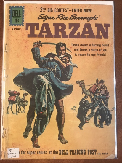 Tarzan Comic #126 Dell 1961 Edgar Rice Burroughs SILVER AGE COMIC