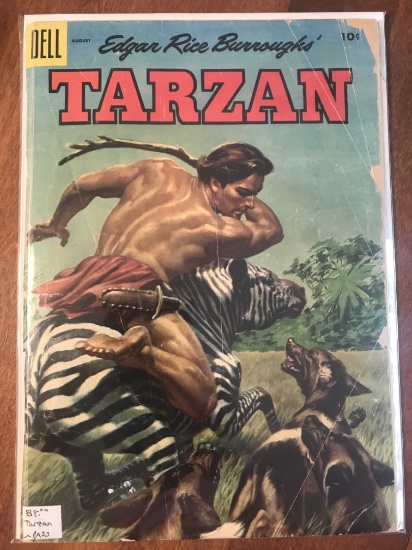 Tarzan Comic #71 Dell 1955 Edgar Rice Burroughs GOLDEN AGE COMIC