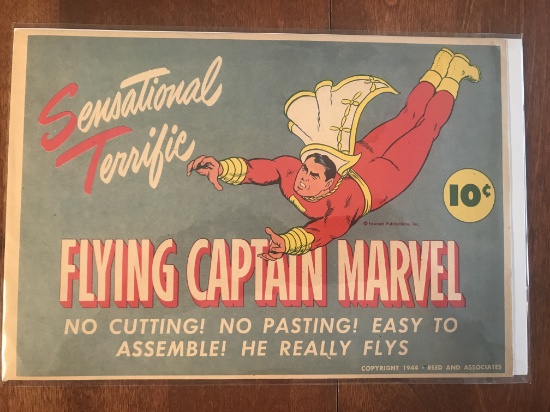 Flying Captain Marvel Fawcett Publications 1944 GOLDEN AGE