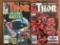 2 Issues The Mighty Thor Comic #406 & #416 Marvel Comics Copper Age Comics