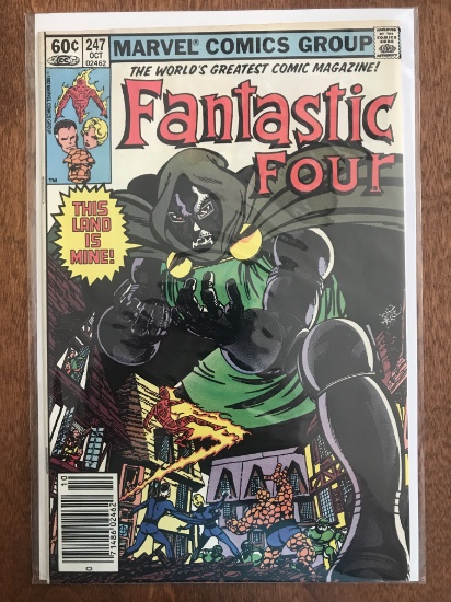 Fantastic Four Comic #247 Marvel Comics 1982 Bronze Age Doctor Doom