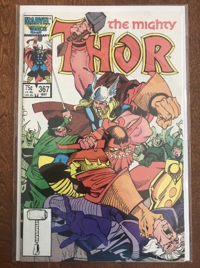 Thor Comic #367 Marvel Comics 1986 Copper Age Comic Loki