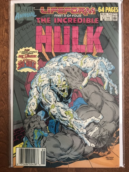 Hulk Annual Comic #16 Marvel Comics Copper Age Comics Doc Samson She Hulk