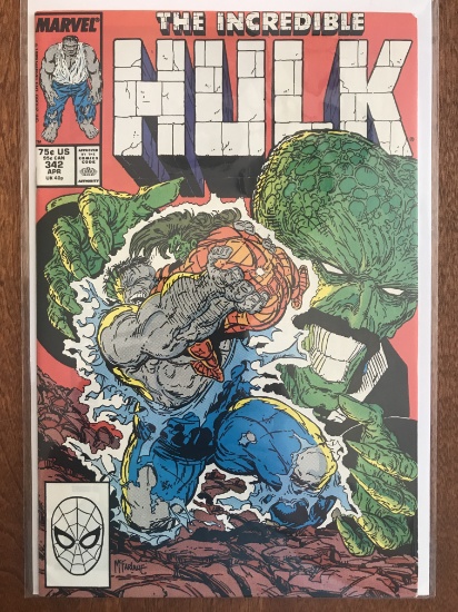 Hulk Comic #342 Marvel Comics 1988 Copper Age Comics Nick Fury