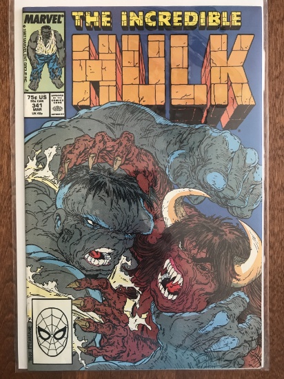Hulk Comic #341 Marvel Comics 1988 Copper Age Comics Art By Todd McFarlane