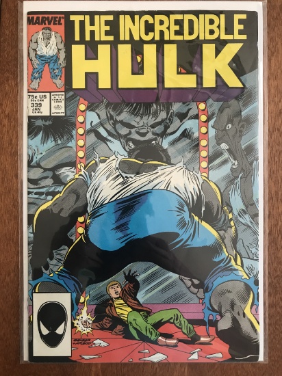 Hulk Comic #339 Marvel Comics 1988 Copper Age Comics Art By Todd McFarlane