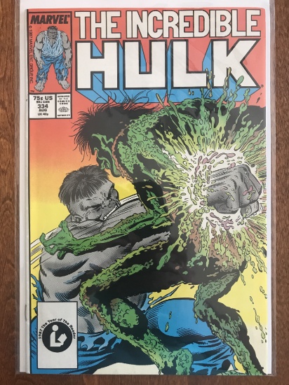 Hulk Comic #334 Marvel Comics 1987 Copper Age Comics Art by Todd McFarlane