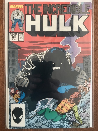 Hulk Comic #333 Marvel Comics 1987 Copper Age Comics Art by Todd McFarlane