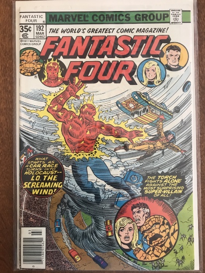Fantastic Four Comic #192 Marvel Comics 1978 Bronze Age Cover by George Perez