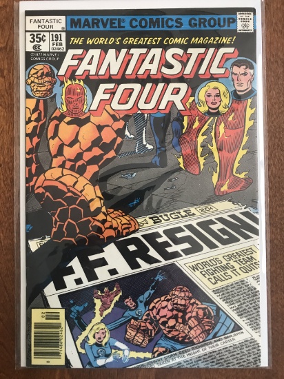 Fantastic Four Comic #191 Marvel Comics 1978 Bronze Age SHIELD