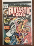 Fantastic Four Comic #155 Marvel Comics 1975 Bronze Age KEY Partial Origin of Silver Surfer & Shalla
