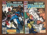 2 Issues The New Warriors Comic #17 & #18 Marvel Comics Terrax Brutal Betrayal