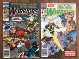 2 Issues The New Warriors Comic #11 & #12 Marvel Comics Mutant Rebellion