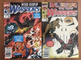 2 Issues The New Warriors Comic #7 & #8 Marvel Comics BengalPunisher Force of Nature