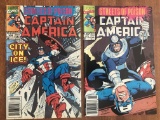 2 Issues Captain America Comic #372 & #374 Marvel Comics Streets of Poison