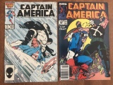 2 Issues Captain America Comic #322 & #364 Marvel Comics Copper Age Comics