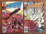 2 Issues Daredevil Comic #281 & #282 Marvel Comics Copper Age Comics Silver Surfer