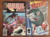 2 Issues Daredevil Comic #224 & #225 Marvel Comics 1985 Bronze Age Comics Vulture Sunturion