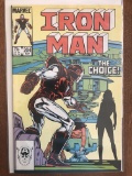 Iron Man Comic #204 Marvel Comics 1986 Copper Age Denny ONeil James Rhodes