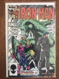 Iron Man Comic #193 Marvel Comics 1985 Bronze Age Guest Hawkeye Mockingbird Tigra West Coast Avenger