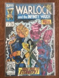 Warlock and the Infinity Watch Comic #9 Marvel Infinity War Crossover Thanos Galactus Gamora Cover