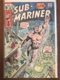 Sub-Mariner Comic #38 Marvel 1971 Bronze Age ORIGIN John Severin Marie Severin Roy THomas 15 Cents