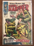 Sub-Mariner Comic #3 Marvel 1968 Silver Age John Buscema Cover Roy Thomas 12 Cents Guest Triton