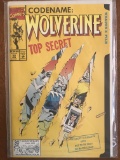 Wolverine Comic #50 Marvel Guest Star X-Men Die-Cut Cover Weapon X Sequel Larry Hama