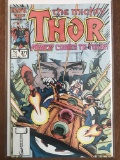 Thor Comic #371 Marvel Comics 1986 Copper Age KEY 1st Appearance of Justice Peace