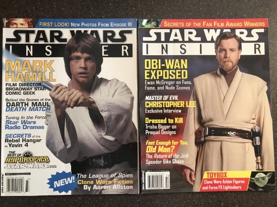 2 Issues of Star Wars Insider Magazine #72 & #73 Titan Comics