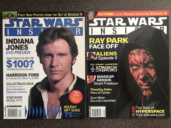 2 Issues of Star Wars Insider Magazine #70 & #71 Titan Comics