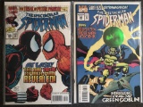 2 Issues Spectacular Spider Man Comic #226 & #225 Marvel Comics 3D Live Action Holodisk Cover