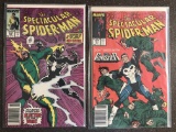 2 Issues Spectacular Spider Man #135 & #141 Marvel Comics Copper Age Comics