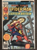 Marvel Team Up Comic #65 Marvel Comics 1978 Bronze Age KEY 1st Appearance of Captain Britain in US