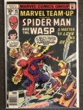 Marvel Team Up Comic #60 Marvel Comics 1977 Bronze Age Spider Man The Wasp