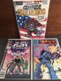 3 KEY 1st Issues Battletech in 3D #1 PSI Force #1 Guerrilla Groundhog #1 All KEY 1st Issues