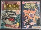 2 Issues Sword of Sorcery #4 & Kamandi #23 DC Comics Bronze Age 20 Cent Covers