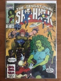Sensational She-Hulk Comic #17 Marvel Soon To Be on Disney+ 1990 Copper Age Howard The Duck