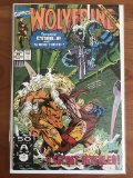 Wolverine Comic #41 Marvel 1991 KEY 1st Battle Cable vs Sabretooth Larry Hama