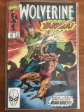 Wolverine Comic #32 Marvel 1990 Copper Age Larry Hama Jean Grey Cameo